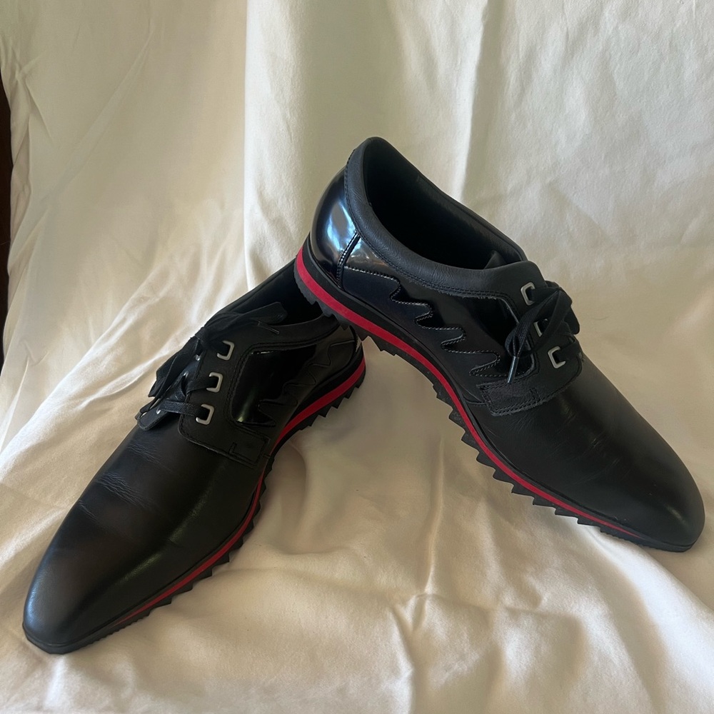 Black John Fluevog shoes